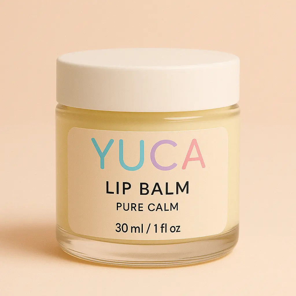 Duftfreier Lippenbalsam YUCA Pure Calm mit Sheabutter, 30 ml