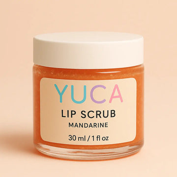 Natürliches Lippenpeeling mit Mandarinenöl von YUCA, 30 ml